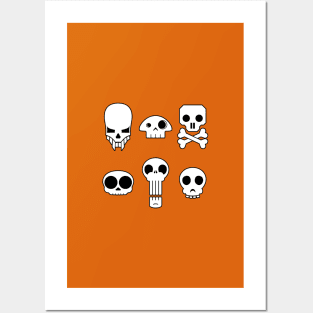 All skulls, all the time Posters and Art